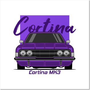 Front Purple Cortina MK3 Classic Posters and Art